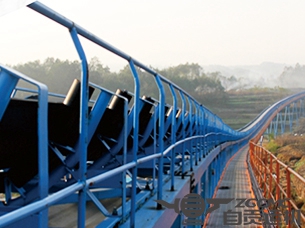 陜西西鄉堯柏水泥有限公司2.8km長距離曲線帶式輸送機